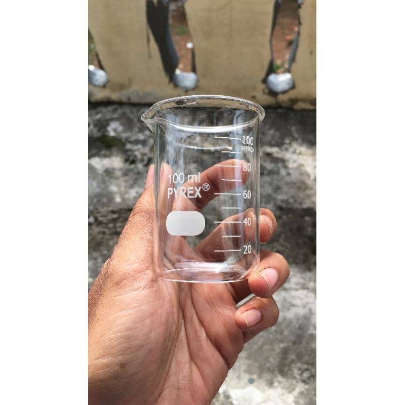 Beaker glass 100ml pyrex