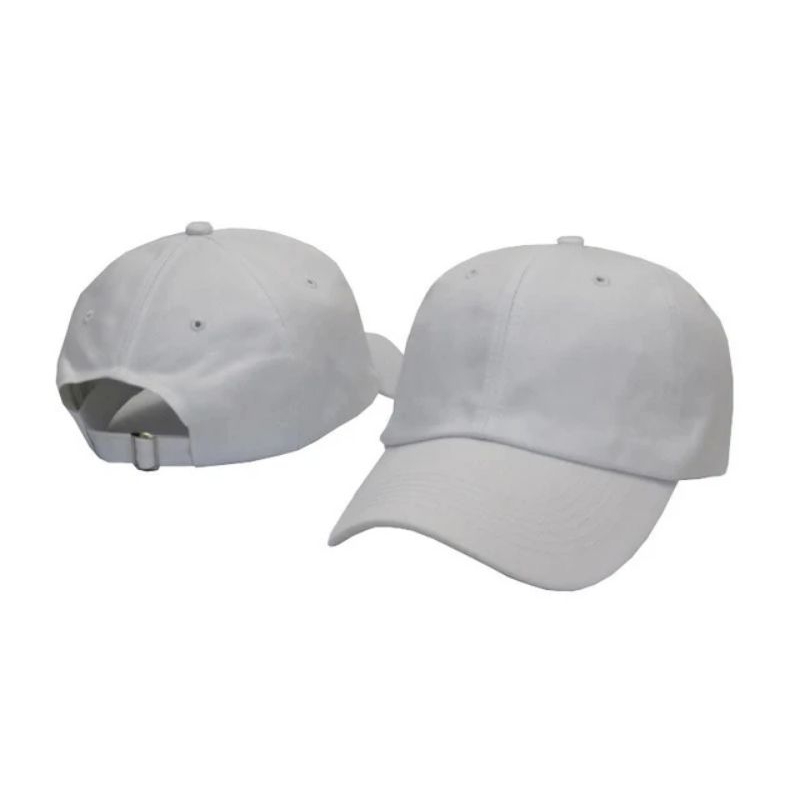 Topi polos besboll Drill polos pria wanita premium quality distro ring besi