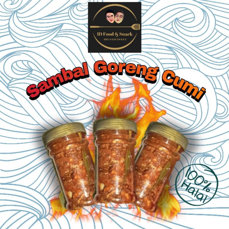 

SAMBAL GORENG CUMI [] BERAT BERSIH 150GR [] ID FOOD & SNACK