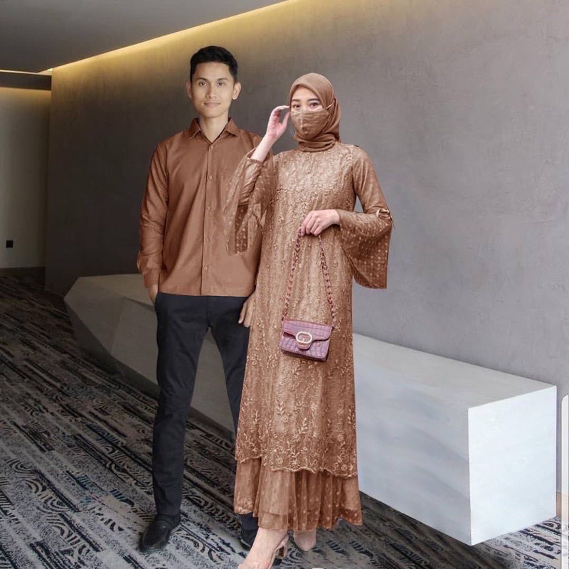 Gamis Wanita Dres Bridesmaid Remaja Gemis Brukat Mididress Lebaran Gaum Pesta Dreas Broklat Gaun Mus