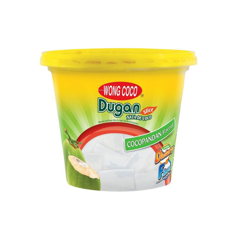 

Wong Coco Nata De Coco Sari Kelapa Cocopandan 1Kg / Dugan Slice / Nata De Coco