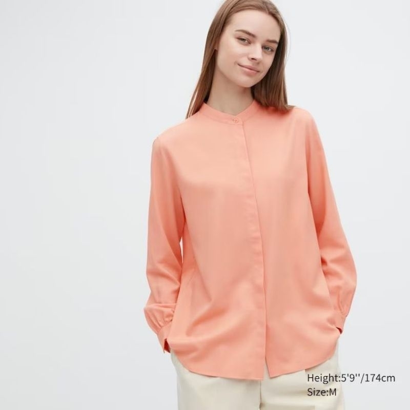 Gu by unq* rayon longsleved blouse