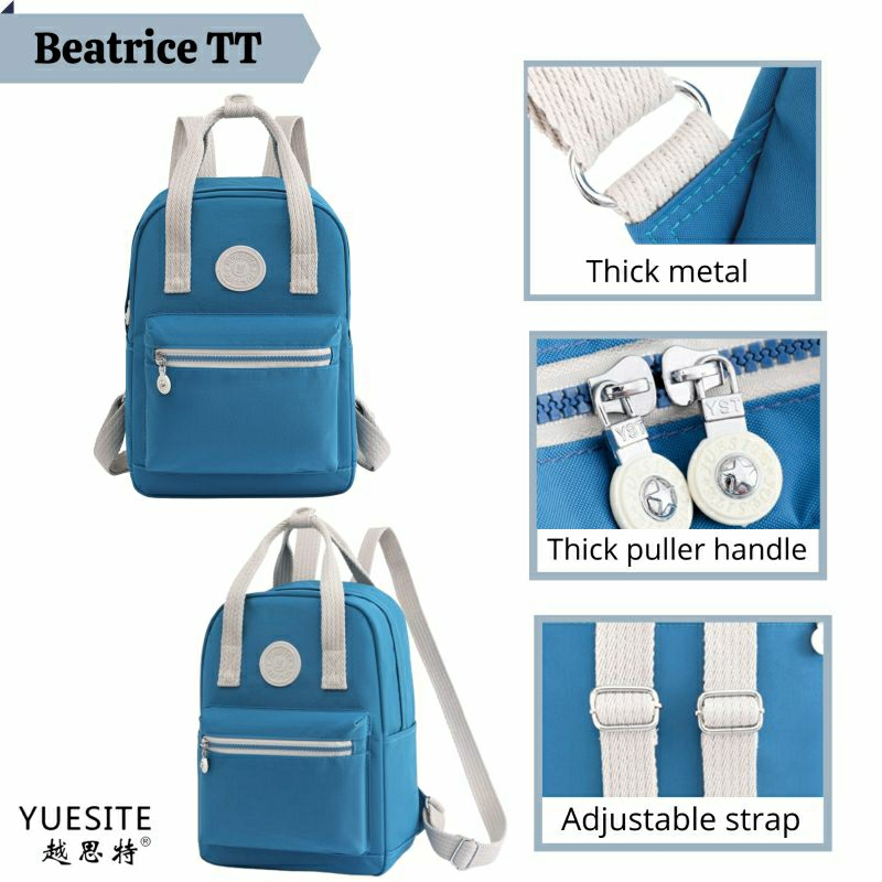 TAS RANSEL WANITA YUESITE BEATRICE TENTENG ANTI AIR CYUTEBAGS