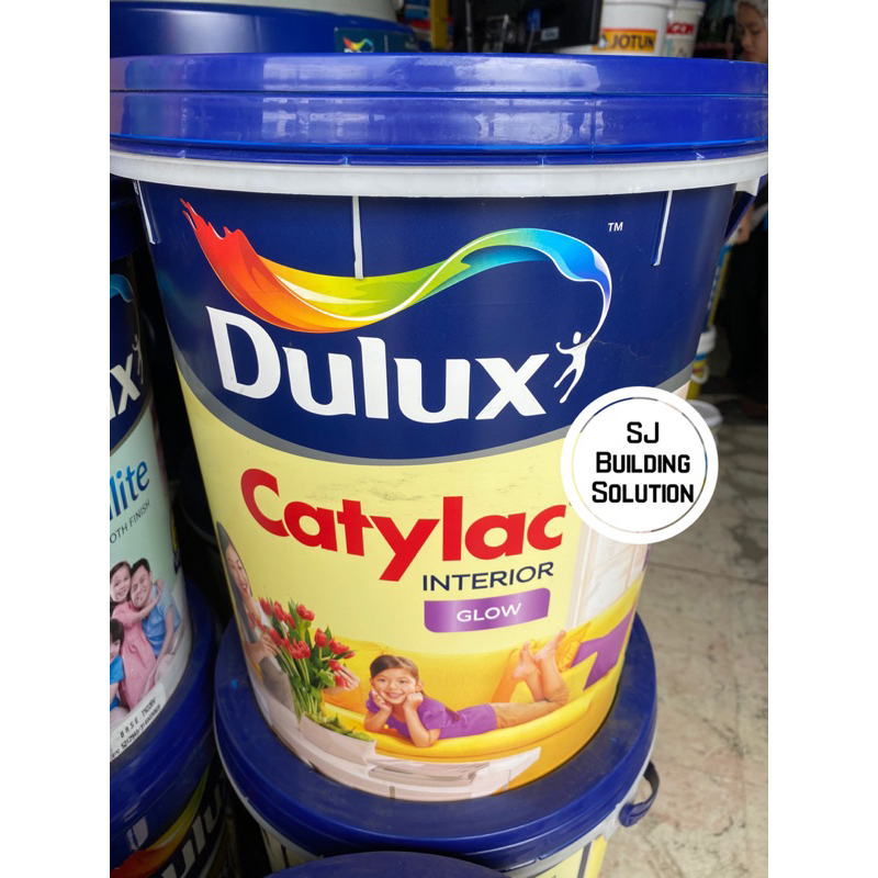 Cat Tembok Dulux Catylac Interior Glow 25 Kg 25kg Pail Putih Bagus