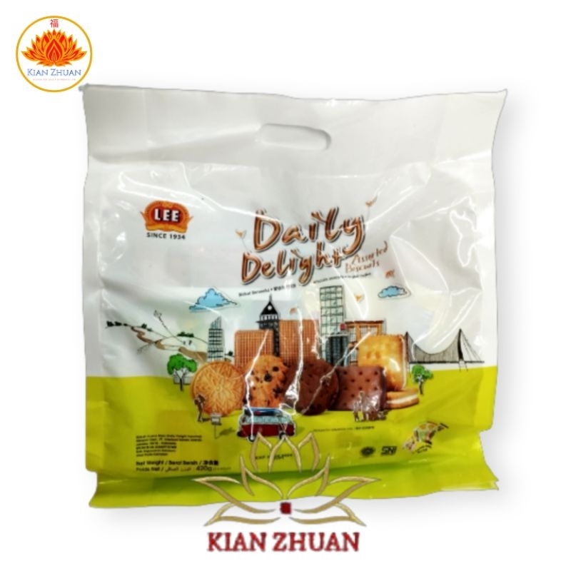 Lee Biscuits Crackers Cream, Sugar, Tasty, Original, Corn, Sweet Corn dan Daily Delight