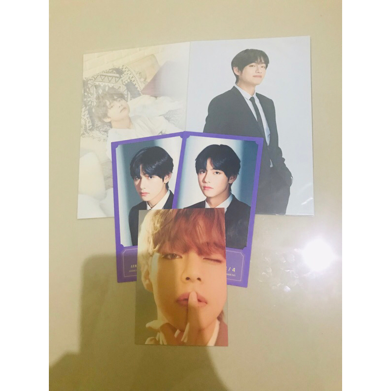 Photo Set BBC, Message Photo Set BBC, Postcard Oneul Japan Ver, dan MPC Hybe Insight (Taehyung)