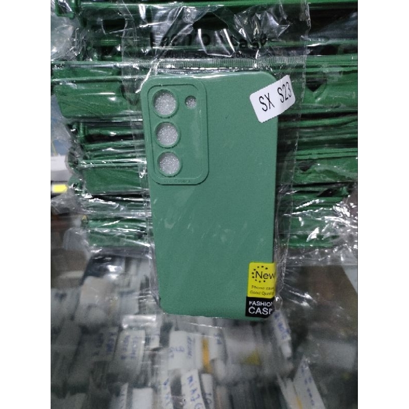 Softcase Samsung S23 Silikon Casing Case Macaron Pelindung Pro Camera