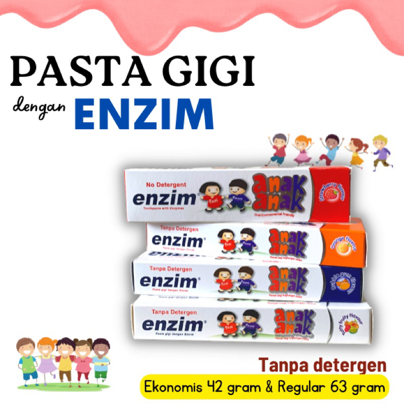 ❤️UB❤️ENZIM PASTA GIGI ANAK 63 Gram