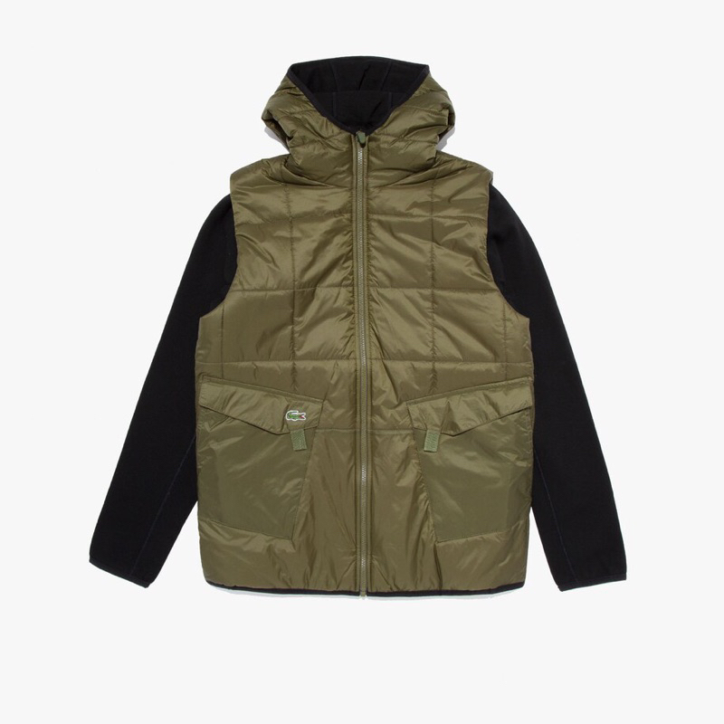 JACKET LACOSTE REVERSAIBLE HOODIE ORIGINAL AUTHENTIC