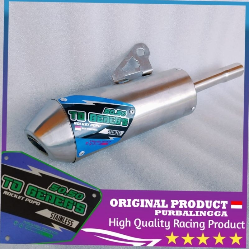 Knalpot Motor Silincer knalpot TS Trail 2tak Vixion verza Fu Tiger Cb gl mp megapro R15 gsx Original