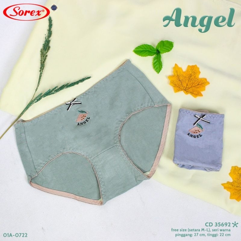 Sorex CD kode 35692 celana dalam wanita Angel ukuran allsize setara M - L