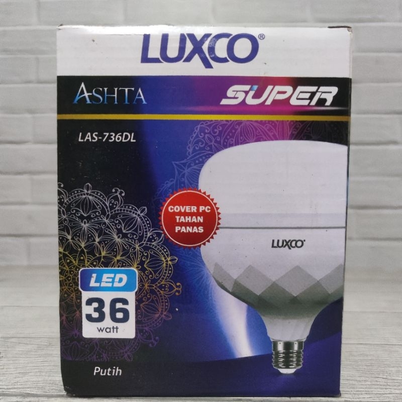 LUXCO ASHTA SUPER LAMPU LED BULB 36W 36 WATT CAHAYA PUTIH