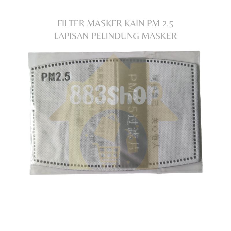 FILTER MASK LAPISAN PELINDUNG MASKER ANAK DEWASA PM 2.5