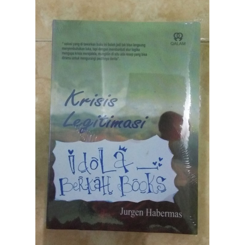 TERMURAH BUKU KRISIS LEGITIMASI - JUERGEN HABERMAS [ORIGINAL]