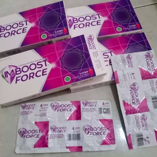 IMBOOST FORCE @1 Strip 10 tablet // Multivitamin imun Tubuh Cegah Corona