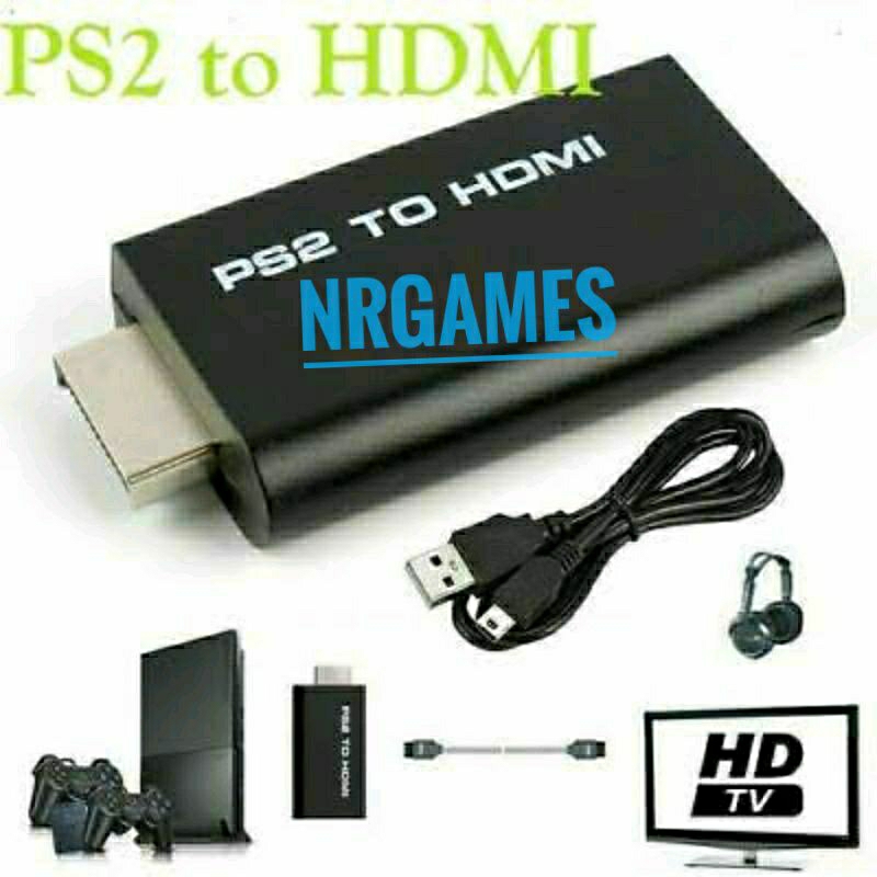 CONVERTER PS2 TO HDMI / AV TO HDMI / KONVERTER AV PS2 TO HDMI