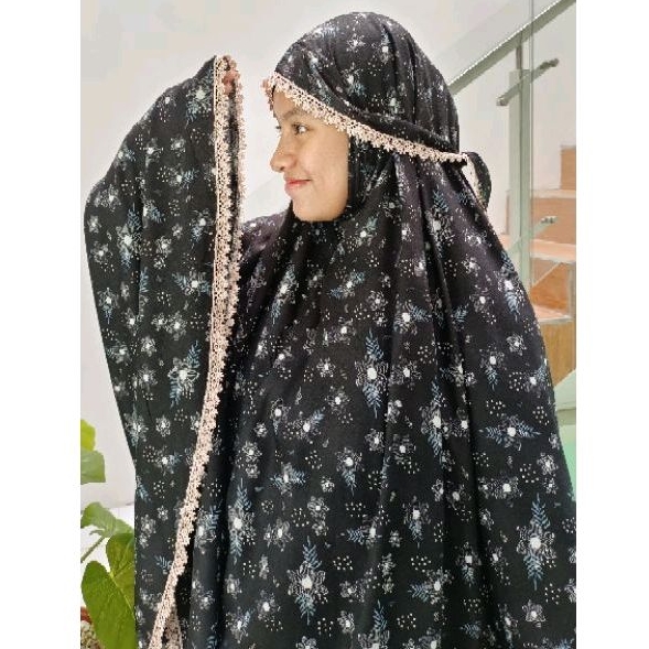 MUKENA LESTI JUMBO 3in1 RENDA ZIPPER