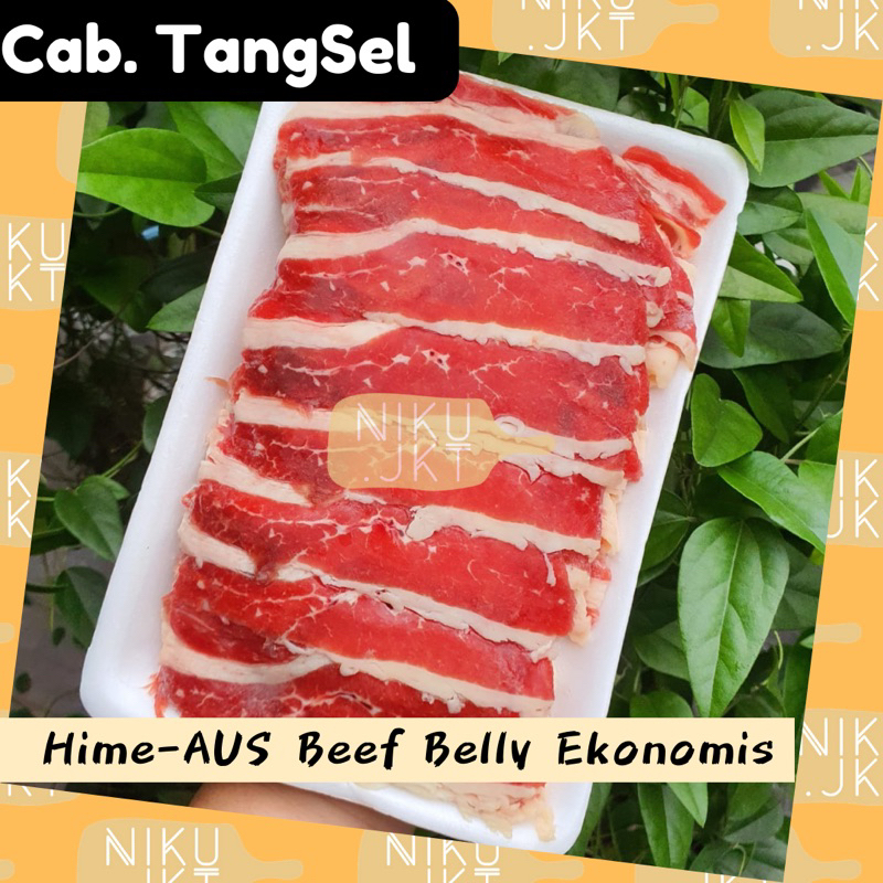 

Daging Sapi Beef Slice HALAL AUS Grass Fed Beef Belly / Shortplate Yoshinoya Shabu Cut MURAH & HEMAT - 500gr