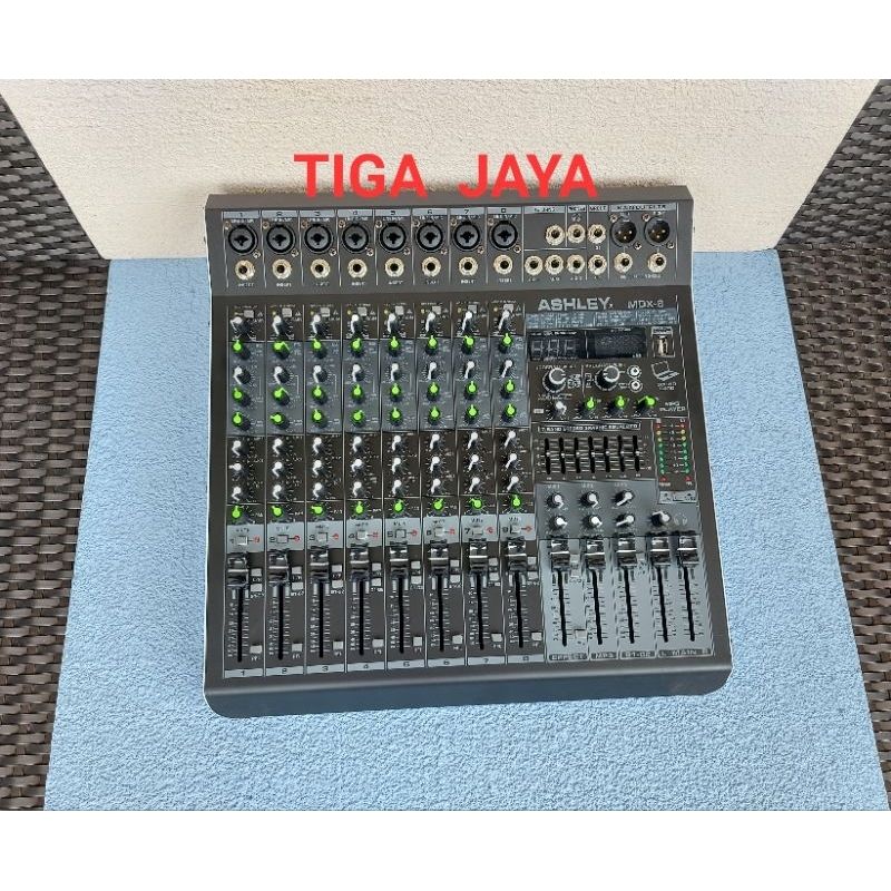 Mixer Audio Ashley MDX 8 MDX8 Original 8 Channel