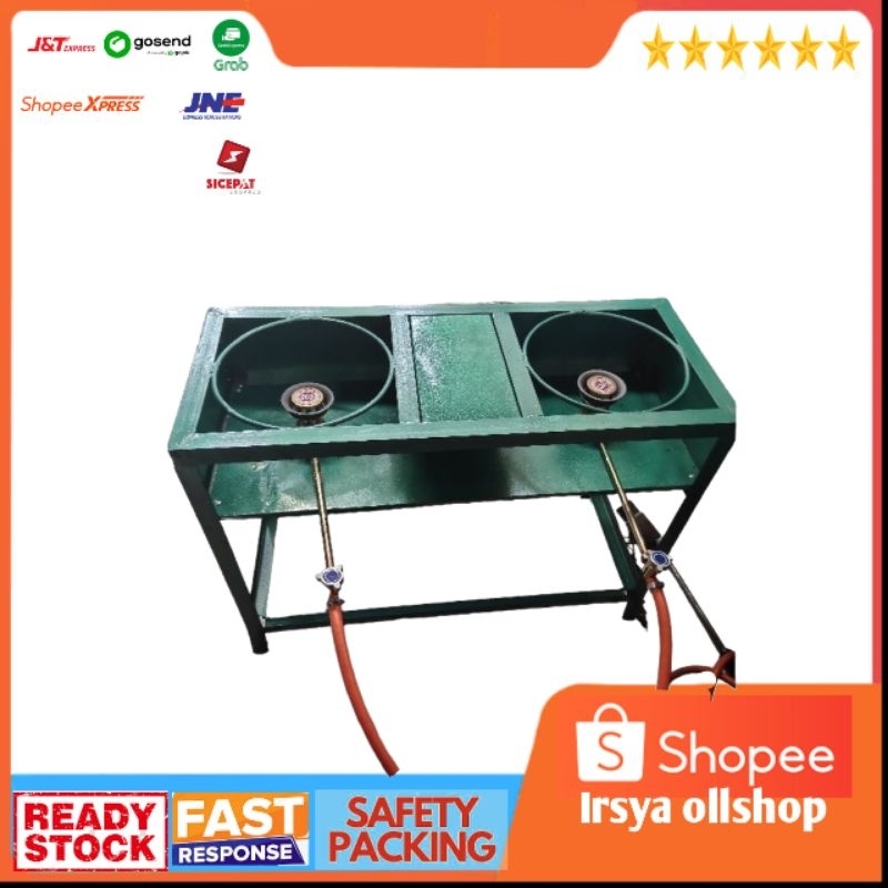 kompor gas nasi goreng 2 tungku/kompor gas semawar 203