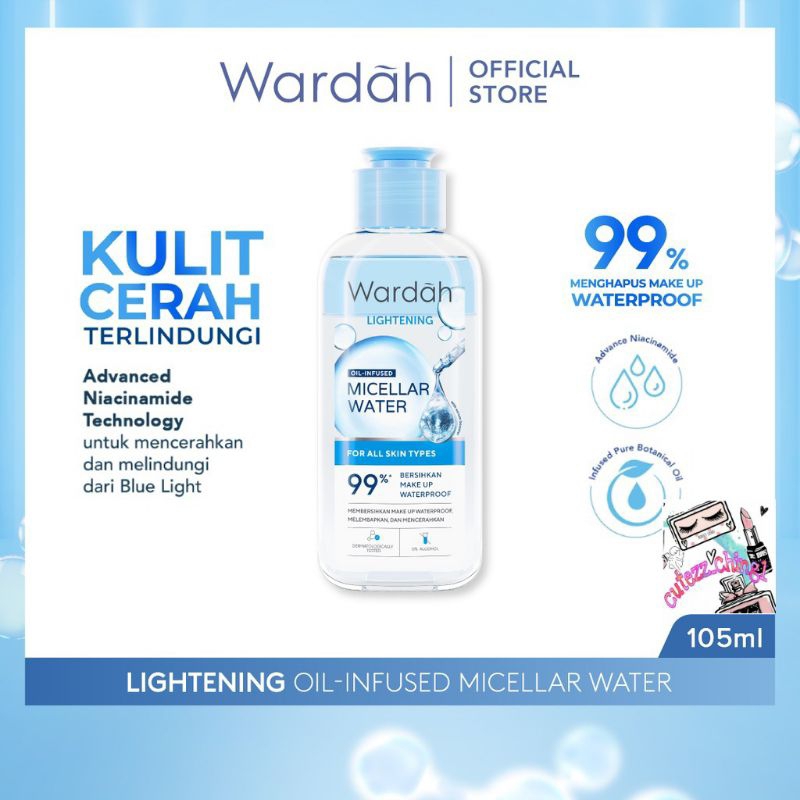 ☃️Cutezz_Ching1☃️Wardah Lightening Oil-Infused Micellar Water