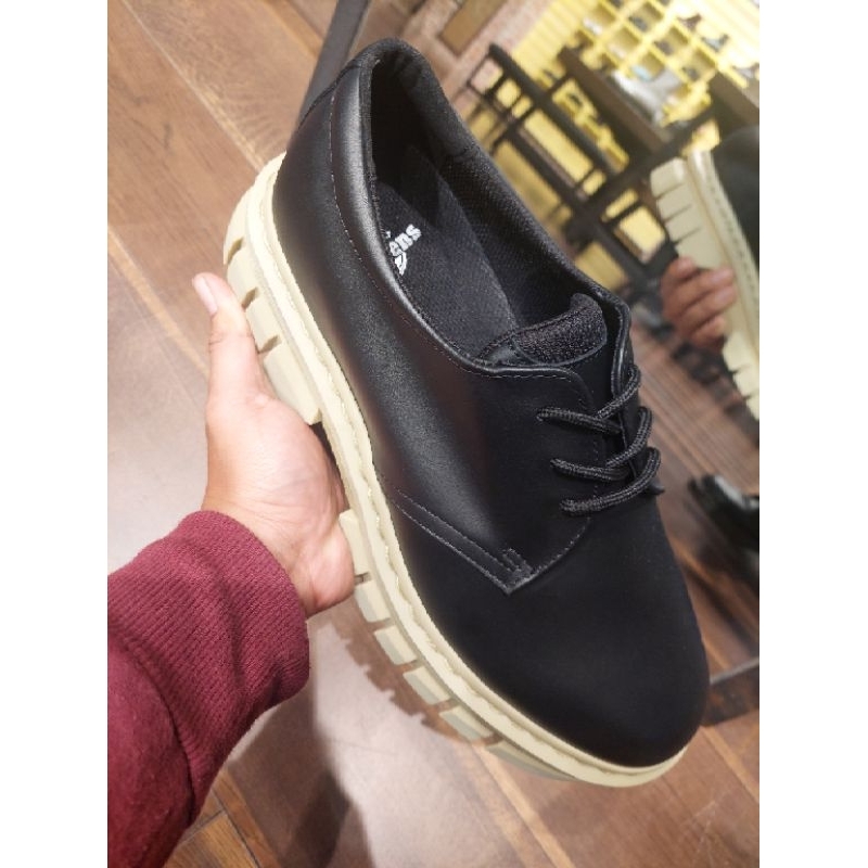 DOCMART DR MARTENS 1461 RIKARD 3I BLACK COMFORT FOOTBED NEW ORIGINAL