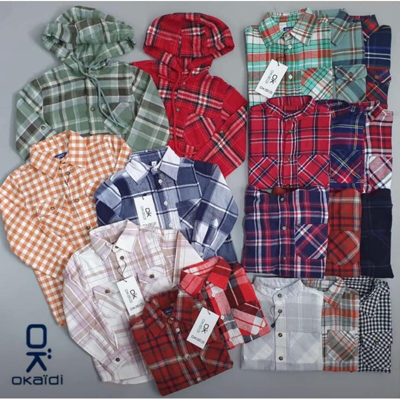 Kemeja Okaidi anak laki laki