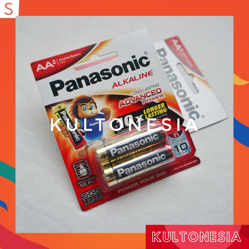 Panasonic Baterai Alkaline AA A2 Battery Alkaline