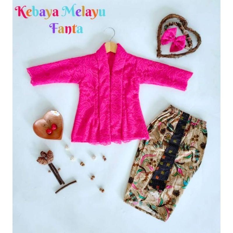 kebaya melayu anak/kebaya melayu budak/kebaya anak terbaru/kebaya anak perempuan