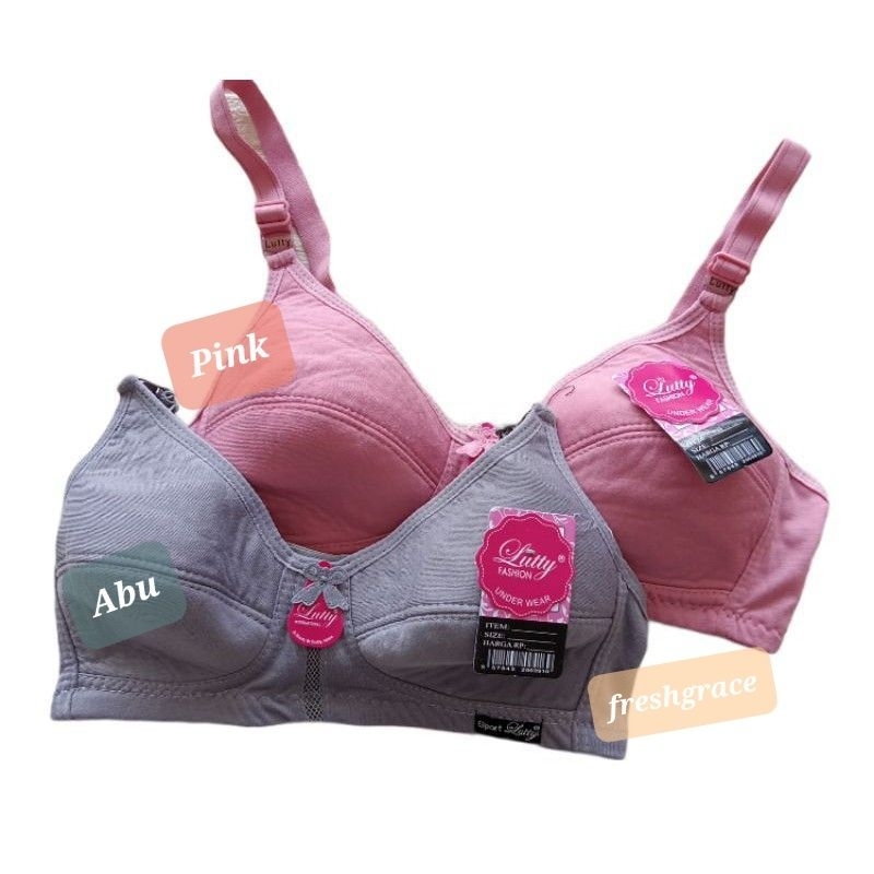 SPORT BRA Lutty / tanpa kawat tanpa busa / Bra lutty