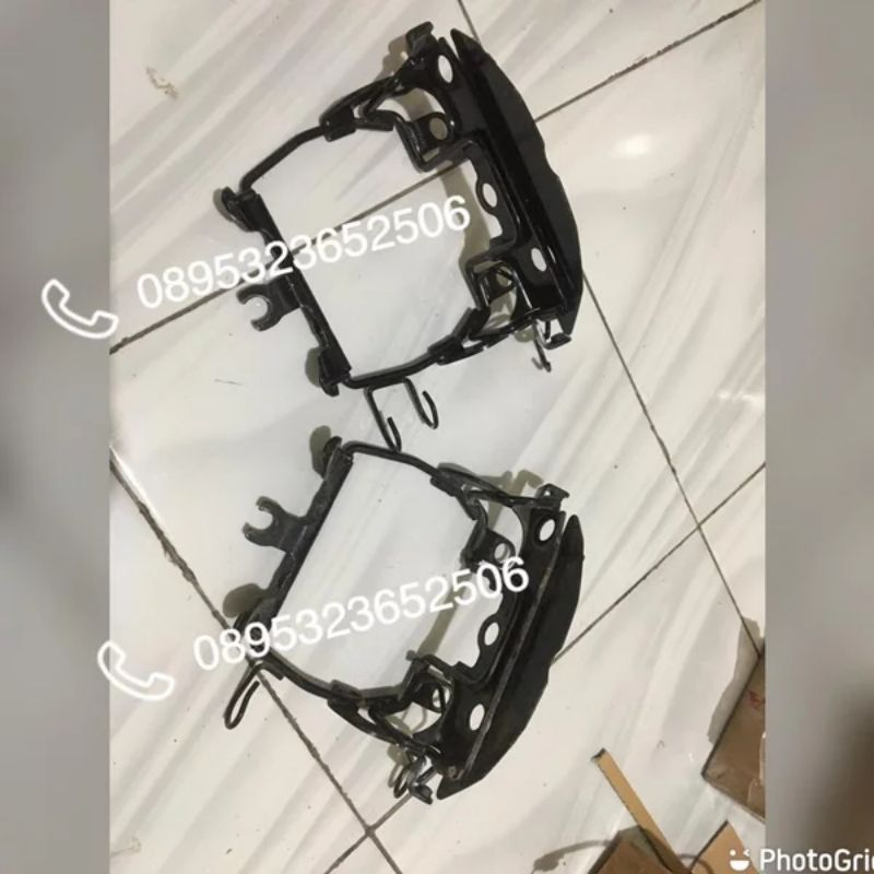 Braket breket besi dudukan batok lampu depan speedometer headlamp kawasaki klx 150 G BF SE Dtracker 
