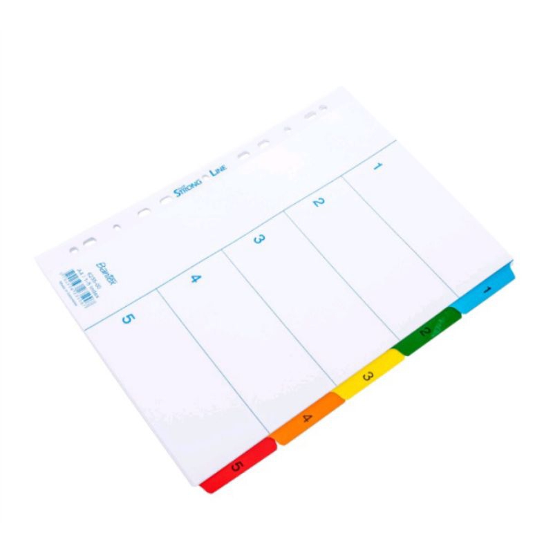 

Bantex Strongline Indexes A4 5 Pages #6235 00