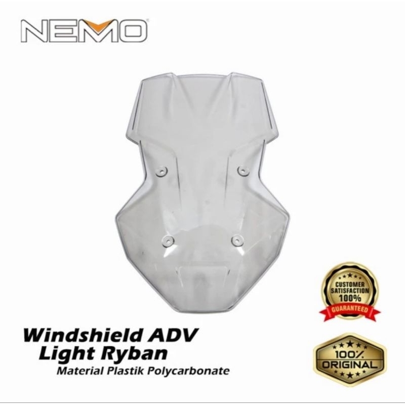 windshield visor nemo original adv 150 adv 160 anti pecah