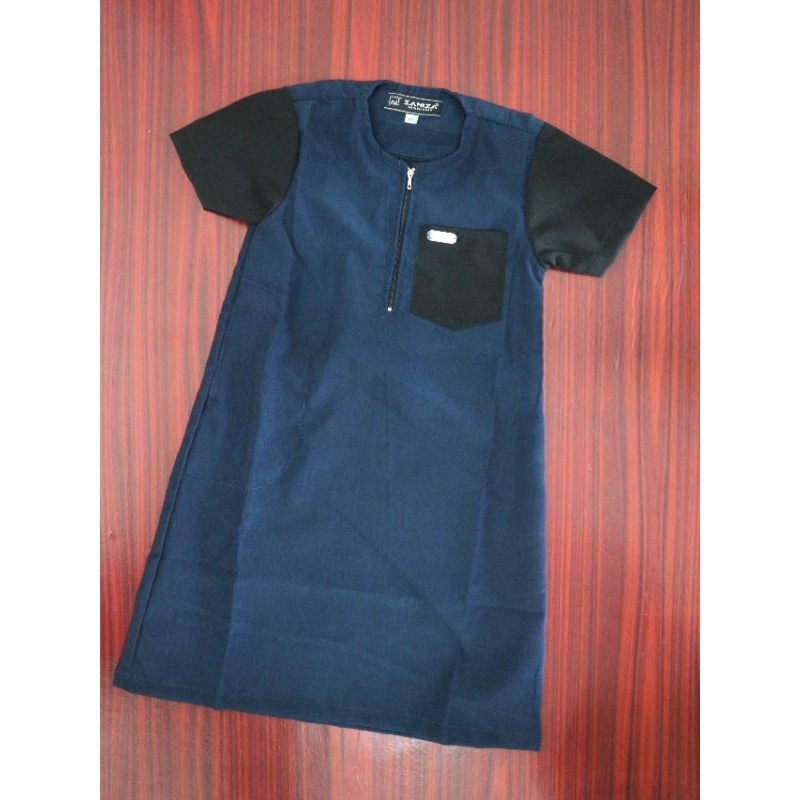 jubah anak lengan pendek / jubah anak laki-laki