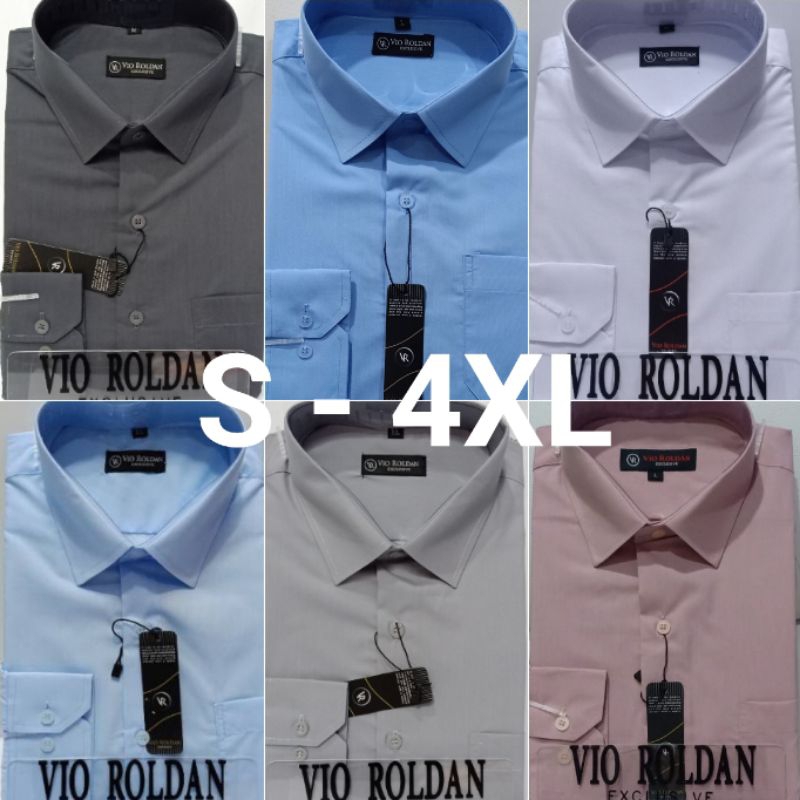 Kemeja Polos Lengan Panjang Kemeja Katun Kemeja Kerja Kemeja Formal Kemeja Pria