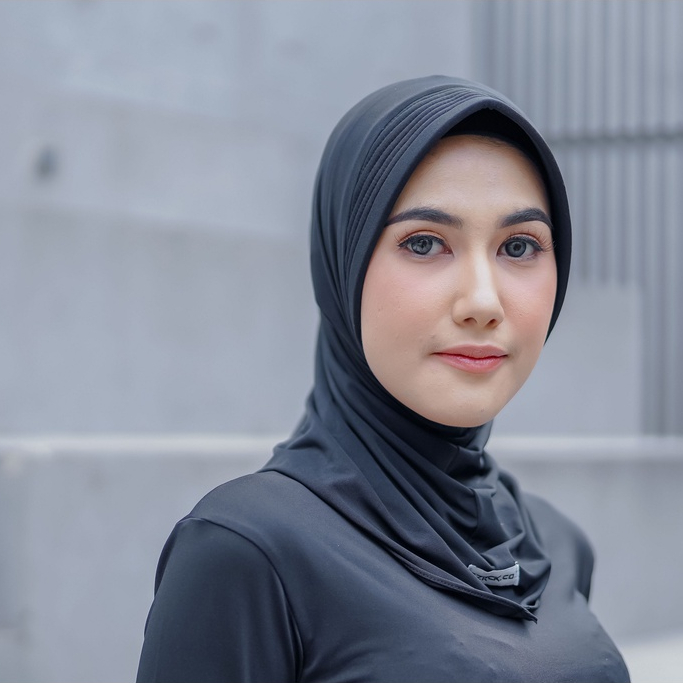 FZRCK official HIJAB SPROT BERGO OLAHRAGA JILBAB INSTAN BAHAN JERSEY / BERGO VOLI INSTAN / KERUDUNG 