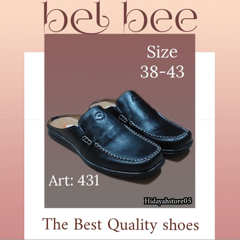 BUSTONG KULIT PRIA SEPATU SELOP KULIT SANDAL SELOP KULIT SLIP ON KULIT PRIA