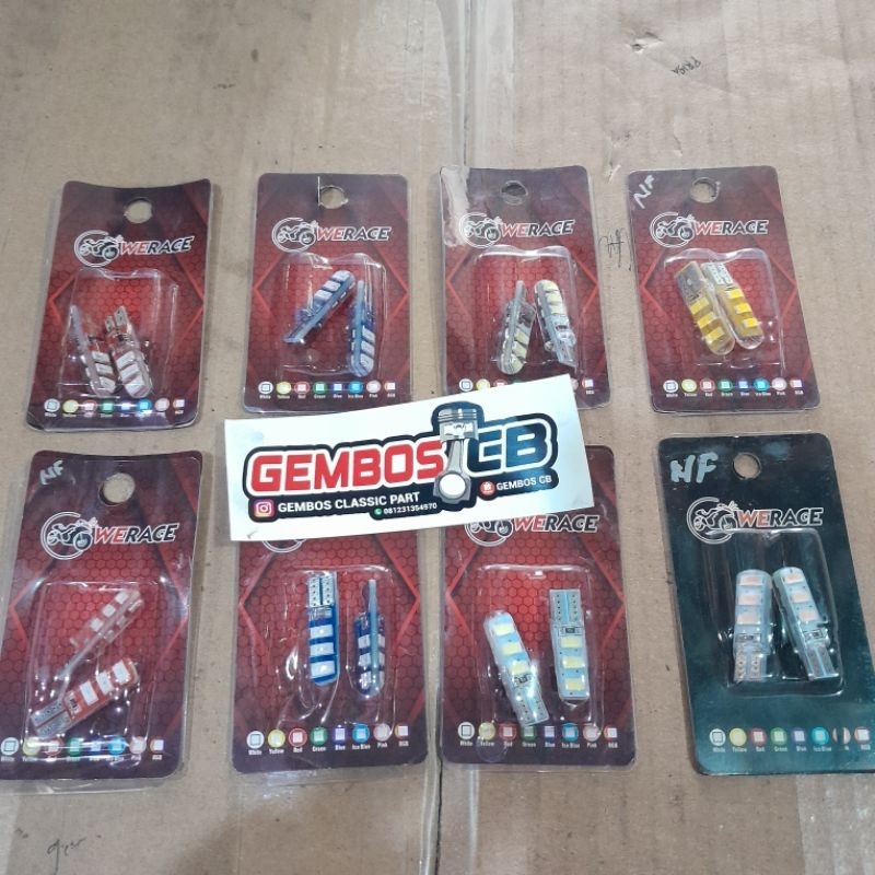 lampu kota dop kota LED lampu motor lampu kota LED jell biasa dan kedip super terang UNIVERSAL