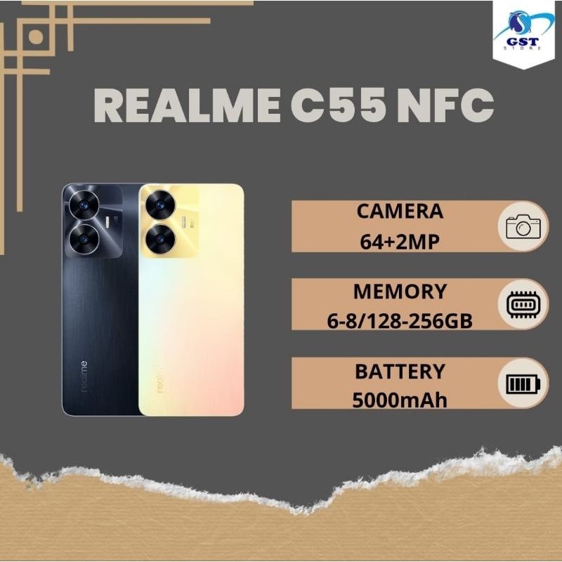HP REALME C55 NEW ARRIVALS NFC TERMURAH BERGARANSI RESMI