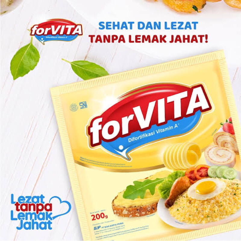 

FORVITA Margarine 200gr (SACHET)