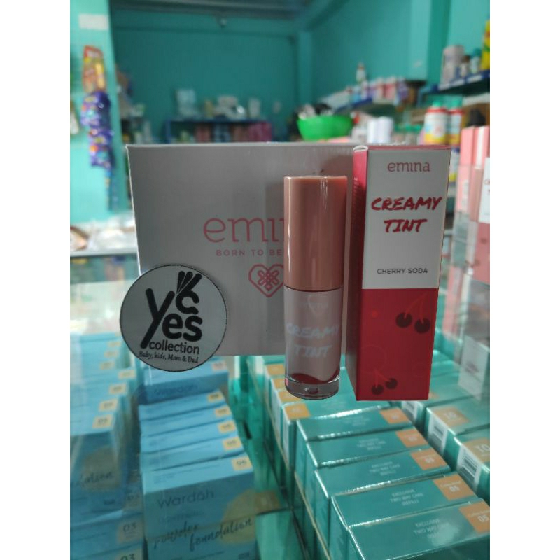 Emina Creamytint 3.6 gr ORIGINAL lip Tint Lipstik tin ORI Cair Pelembab Make-up bibir Remaja anak dewasa