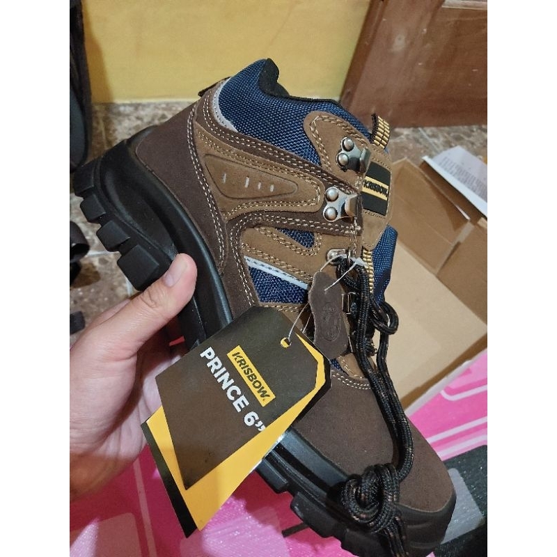 SEPATU SAFETY KRISBOW PRINCE 6 INCH (tinggi)