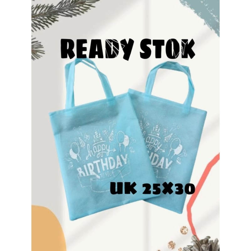 

ready stok tas ultah 25x30