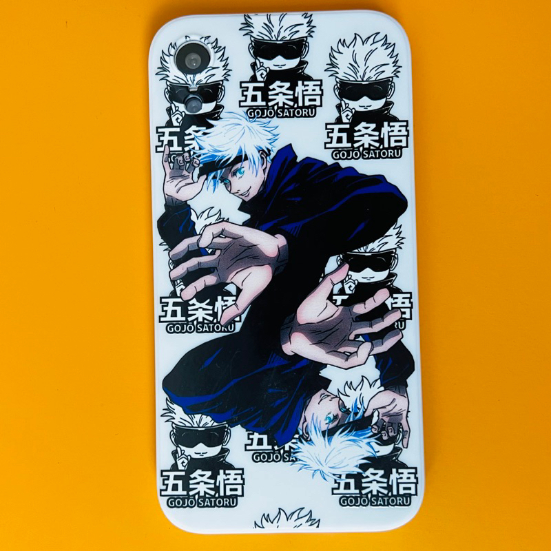 PC Gojo Jujutsu Kaisen Square Edge TPU Softcase Compatible With POCO X3 M3 M4 PRO M5s