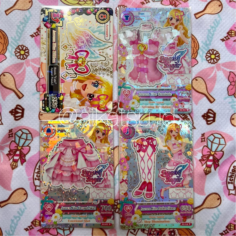 (booked) Kartu Aikatsu Premium Aurora Kiss Set