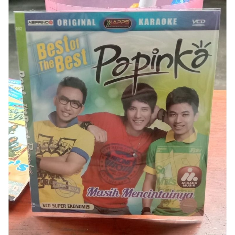Kaset Vcd Original Lagu Best of the best Papinka