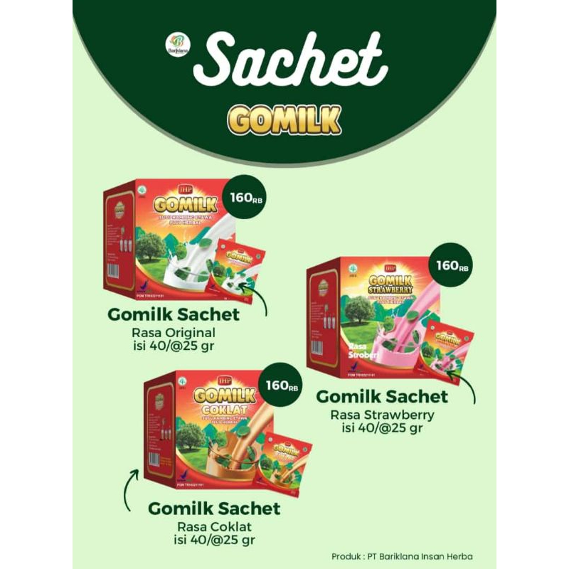 

Lebih Murah GOMILK Sachet Rp 4000