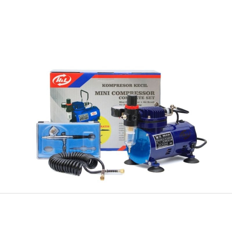 Kompresor mini H&L free airbrush 1set