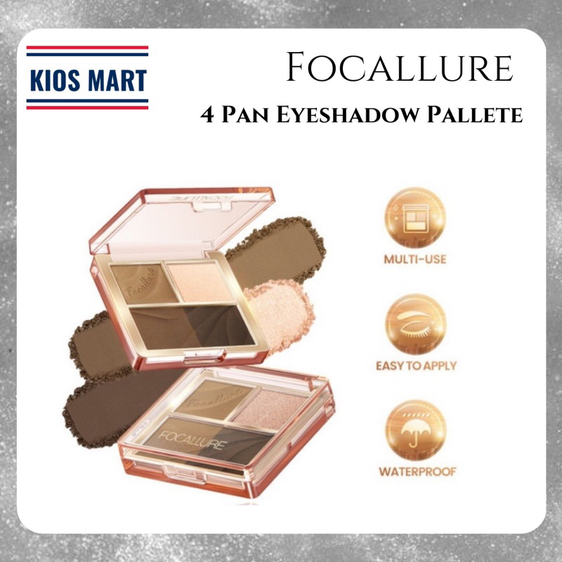 Focallure 4 Pan Eyeshadow Pallete