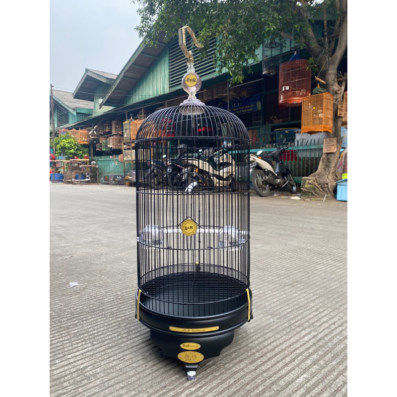 SANGKAR KANDANG LOVEBIRD BNR BLACK DOFF HARGA ( PROMO )
